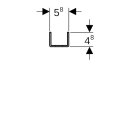Geberit 363864001  Pluvia Verbindungselement C-Profil