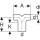 Geberit 365472161  PE Doppelanschlussbogen 90Gr