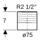 Geberit 365729161 pe Adaptateur avec filetage m&acirc;le