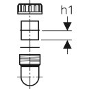 Geberit 367730161 pe Joint d&eacute;tanch&eacute;it&eacute; pour coude de tuyau d110