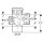 Geberit 390563141 Silent-PP Schachtbogenabzweig 87,5Gr