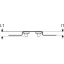 Geberit 651300001 Angle de raccordement PushFit 90Gr pr&eacute;mont&eacute;.