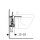Geberit 457530001 Kombifix Element f&uuml;r Bidet,
