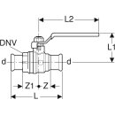 Geberit 94927 Robinet &agrave; tournant sph&eacute;rique Mapress avec