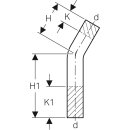 Geberit 30937  Mapress Edelstahl Passbogen 30Gr