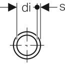 Geberit 32059 Raccord Mapress pour tuyau en acier inoxydable d108