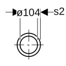Geberit 32059 Raccord Mapress pour tuyau en acier inoxydable d108