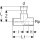 Geberit 33427 &Eacute;querre dassemblage en acier inoxydable Mapress