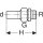 Geberit 35408 Mapress Transition en acier inoxydable Verschr.