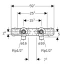 Geberit 601781005  Mepla Anschlusswinkel 90Gr vormont.