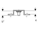 Geberit 602785005 Mepla angle de raccordement 90Gr pr&eacute;mont&eacute;.