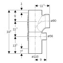 Geberit 310811141  Silent-db20 Kombibogenabzweig 88,5Gr