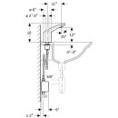 Geberit 116335211 GeberitM&eacute;langeur lavabo type 185