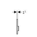 Geberit 116016115  UR-Strg. mit pneumatischer Sp&uuml;lausl.