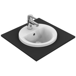 Ideal Standard e504101 Raccordement encastré pour lavabo, rond, 1Hl..,
