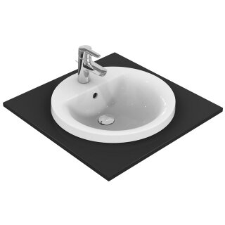 Ideal Standard e504201 Raccordement encastré pour lavabo, rond, 1Hl..,