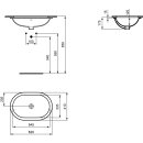 Ideal Standard e504901 Raccord de lavabo encastr&eacute;,...