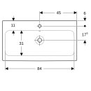 Geberit 124090000 iCon Waschtisch, 90x48,5cm