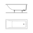 IDEAL STANDARD T361501 K&ouml;rperform-Badewanne Connect Air,