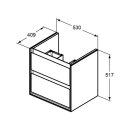 Ideal Standard e1606b2is WT-UScabinet connect air cube,2 cut...,