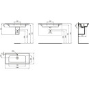 Ideal Standard t3004 ma&iuml;s Meuble lave-mains strada...