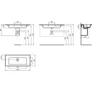 Ideal Standard t3635mais Meuble vasque strada ii, o. Hl..,