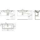 Ideal Standard t300401is Meuble lave-mains strada ii, 1 Hl,