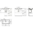 IDEAL STANDARD T3003MA M&ouml;belwaschtisch Strada II, 1 Hl.,