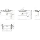 Ideal Standard t36343401is Meuble lave-mains strada ii, o. Hl..,