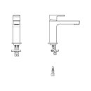 Ideal Standard a7103aais Mitigeur lavabo Slim,