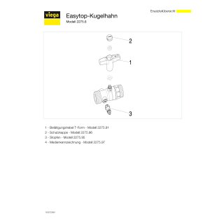 VIEGA 747053 Kugelhahn Easytop 2275.6