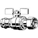 VIEGA 747060 Kugelhahn mit SC Easytop 2275.7