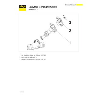 VIEGA 756918 Schrägsitzventil mit SC Easytop