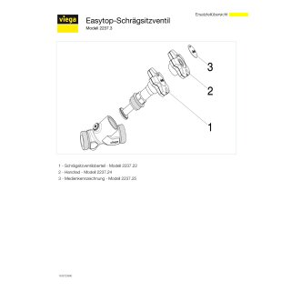 VIEGA 756987 Schrägsitzventil Easytop