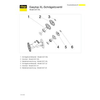 VIEGA 757069 Schrägsitzventil Easytop