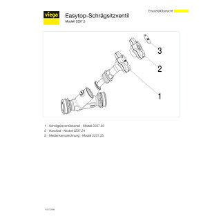 VIEGA 758110 Schrägsitzventil mit SC Easytop