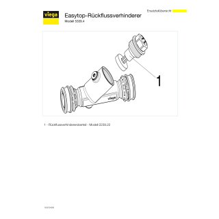VIEGA 758301 Rückflussverhinderer SC Easytop