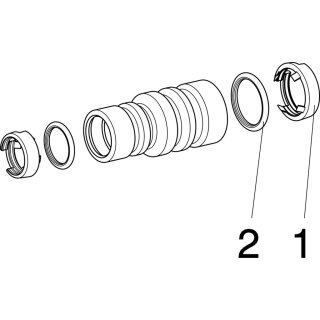 VIEGA 765590 Reduziermuffe mit SC Geopress