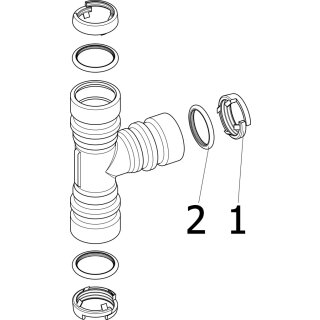 VIEGA 765743 T-Stück mit SC Geopress