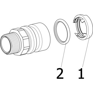 VIEGA 767242 Übergangsstück mit SC Geopress