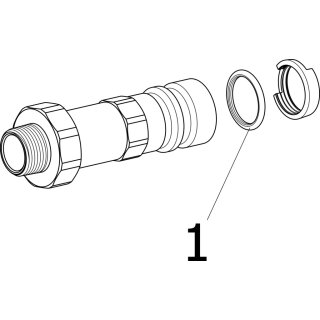 VIEGA 767327 Übergangsstück mit SC Geopress