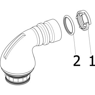 VIEGA 767471 Anschlussbogen 90 Grad mit SC