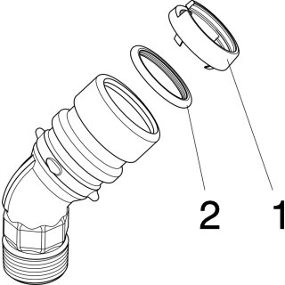 VIEGA 768133 Bogen 45 Grad mit SC Geopress