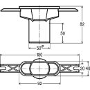 VIEGA 769550 Duschrinnen-Ablauf Advantix Vario
