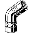 VIEGA 772239 Bogen 45 Grad mit SC Geopress G