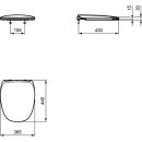 Ideal Standard T676701 WC-Sitz Softclosing DEA, Wei&szlig;