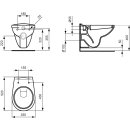 Ideal Standard v390601 Toilettes murales &agrave; chasse...