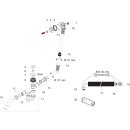 Hansgrohe 58116180 Raccord dentr&eacute;e, de sortie et de trop-plein
