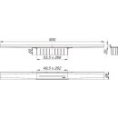 Dallmer 538475 Duschrinne CeraWall Pure, 900