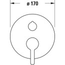 DURAVIT C15210017010 C.1 Wannenmischer Unterputz Umst.